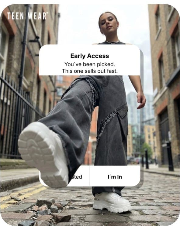 Teenwear – Early access